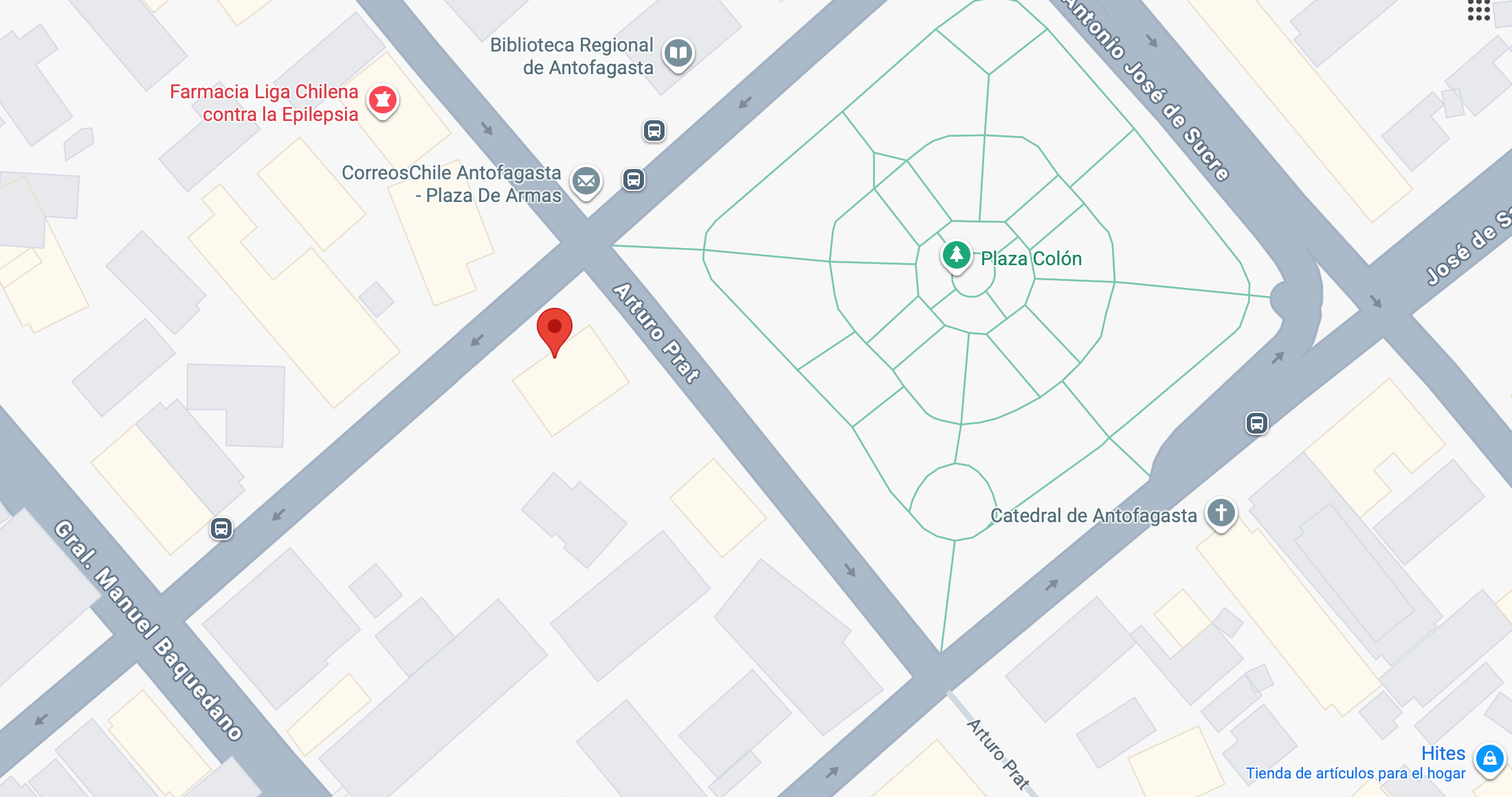 Ubicación Washington 2562, Antofagasta